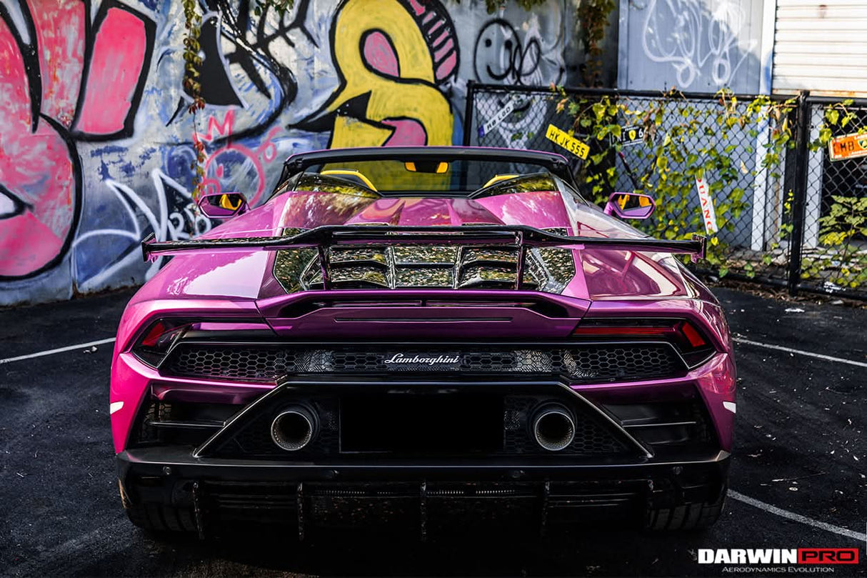 2019-2023 Lamborghini Huracan EVO OD Style Dry Carbon Trunk Spoiler Wing