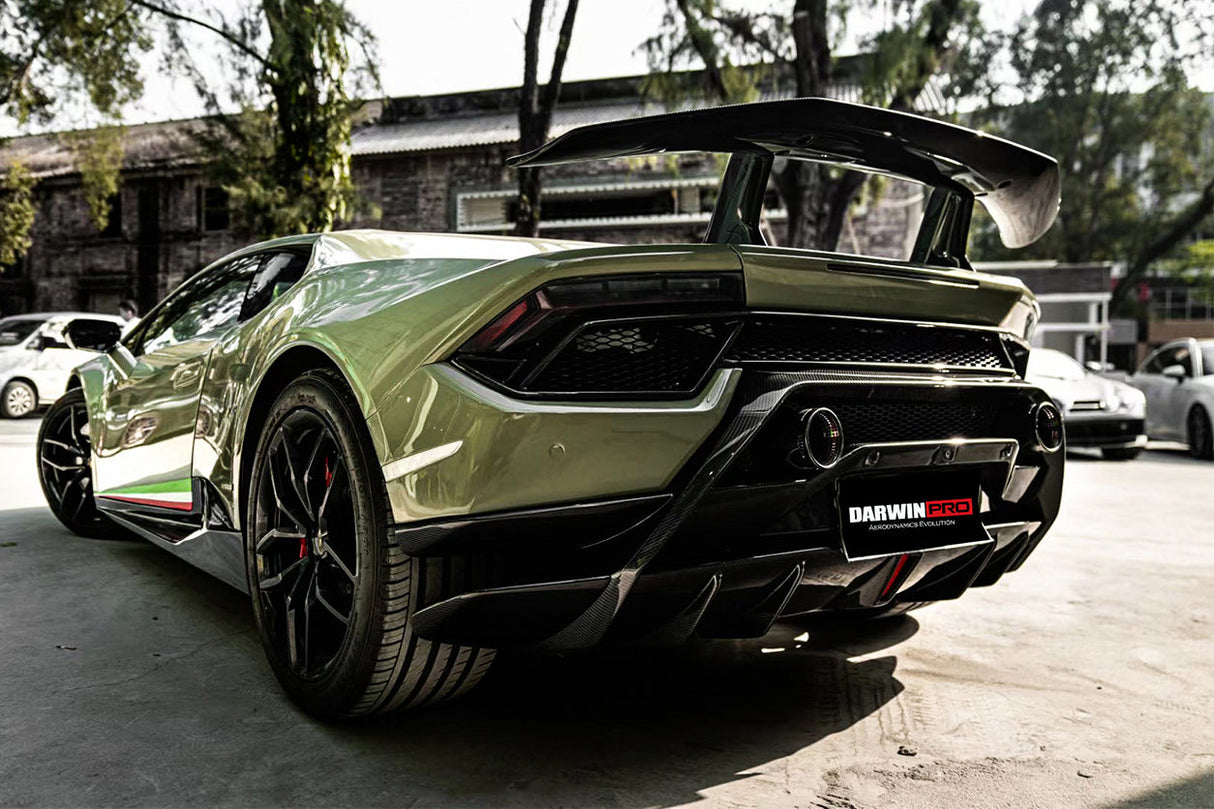 2015-2019 Lamborghini Huracan LP610 & LP580 Performante Style Partial Carbon Fiber Aero - Full Kit