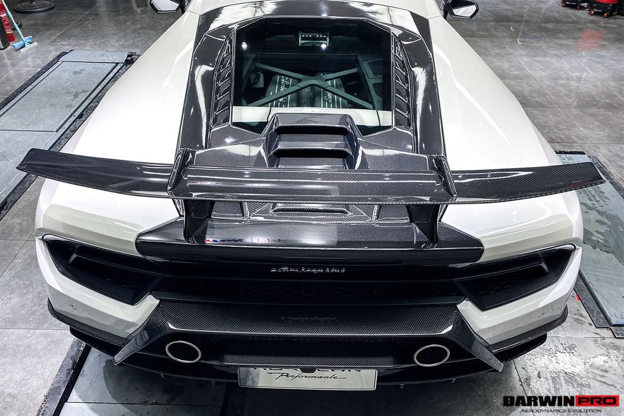 2015-2020 Lamborghini Huracan LP610 | LP580 Performante Style Carbon Fiber Spoiler Wing