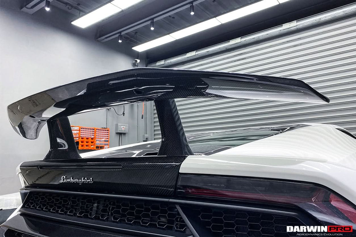2015-2025 Lamborghini Huracan LP610 | LP580 | EVO | Tecnica Performante Style Carbon Fiber Spoiler Wing With Base