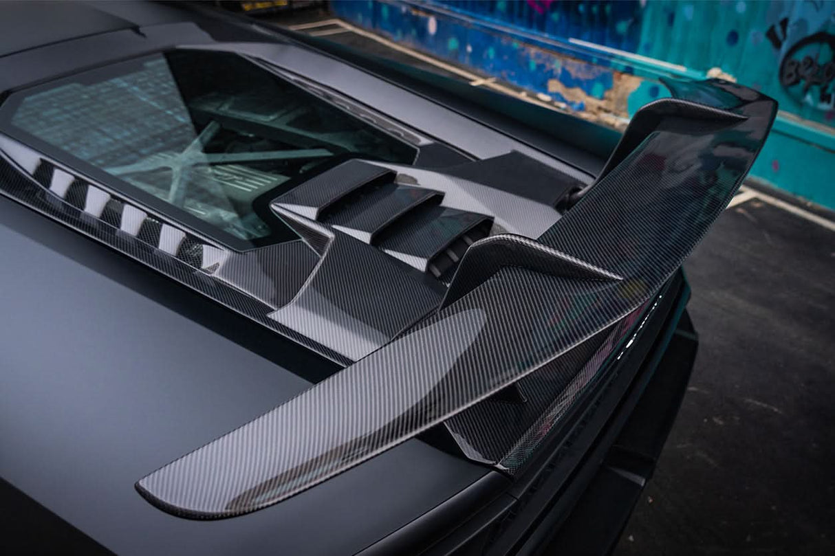 2015-2025 Lamborghini Huracan LP610 | LP580 | EVO | Tecnica Performante Style Carbon Fiber Spoiler Wing With Base