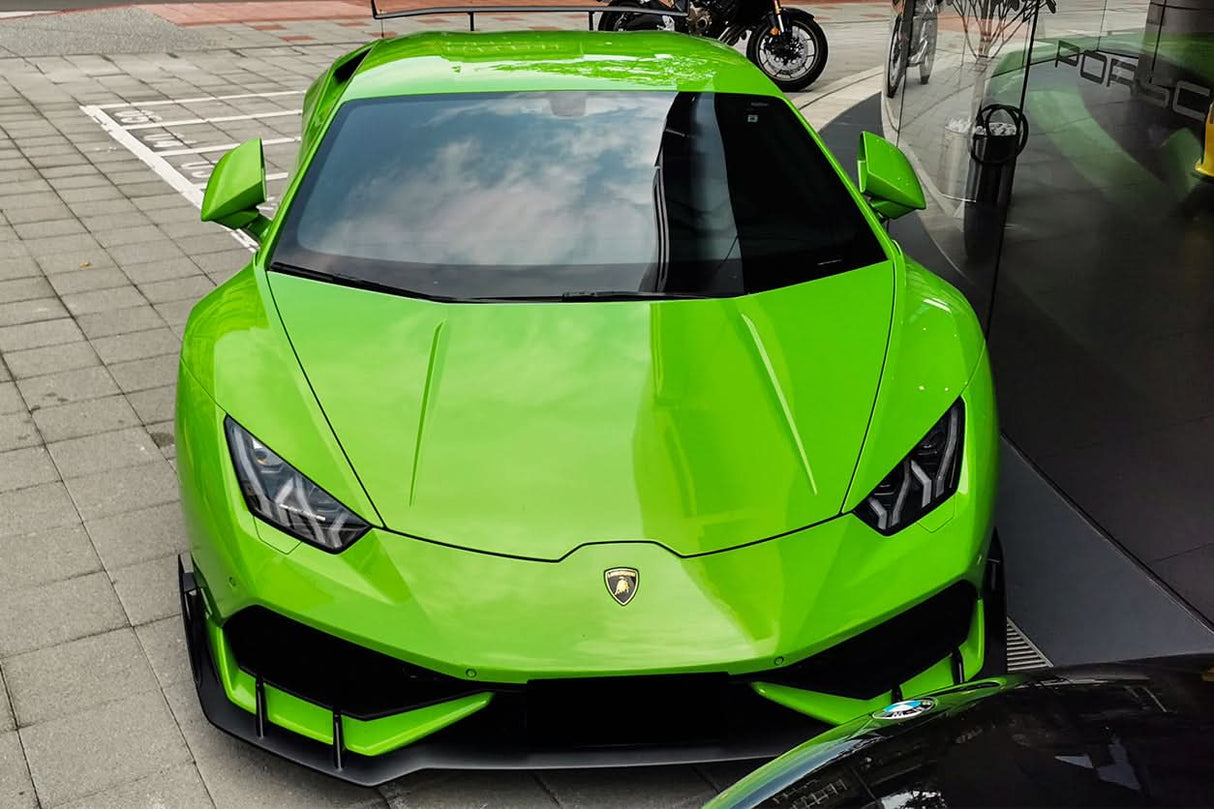 2015-2020 Lamborghini Huracan LP610 AO Style Carbon Fiber Front Lip