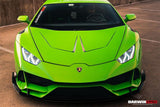 DarwinPRO 2019-2023 Lamborghini Huracan EVO 4WD ONLY BKSS Style Carbon Front Lip