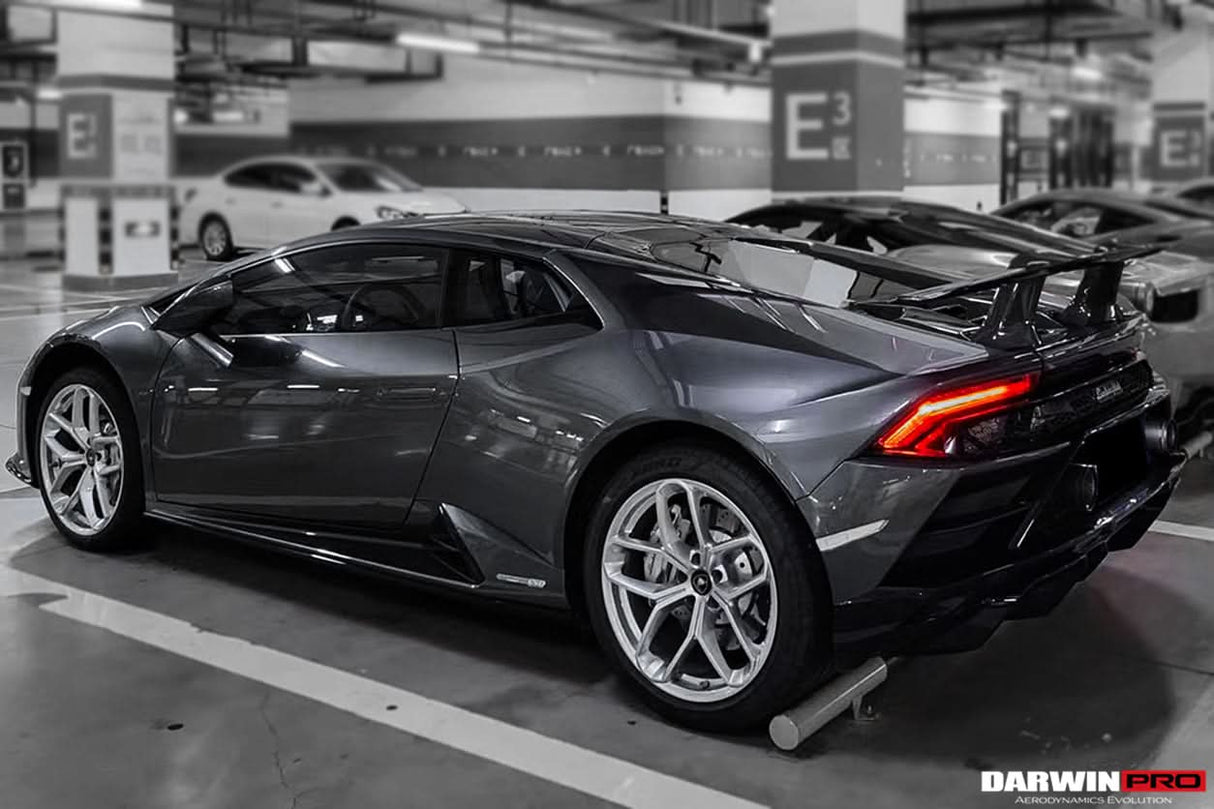 2015-2023 Lamborghini Huracan LP610 & LP580 & EVO Coupe Performante Style Carbon Fiber Spoiler Wing and Engine Hood