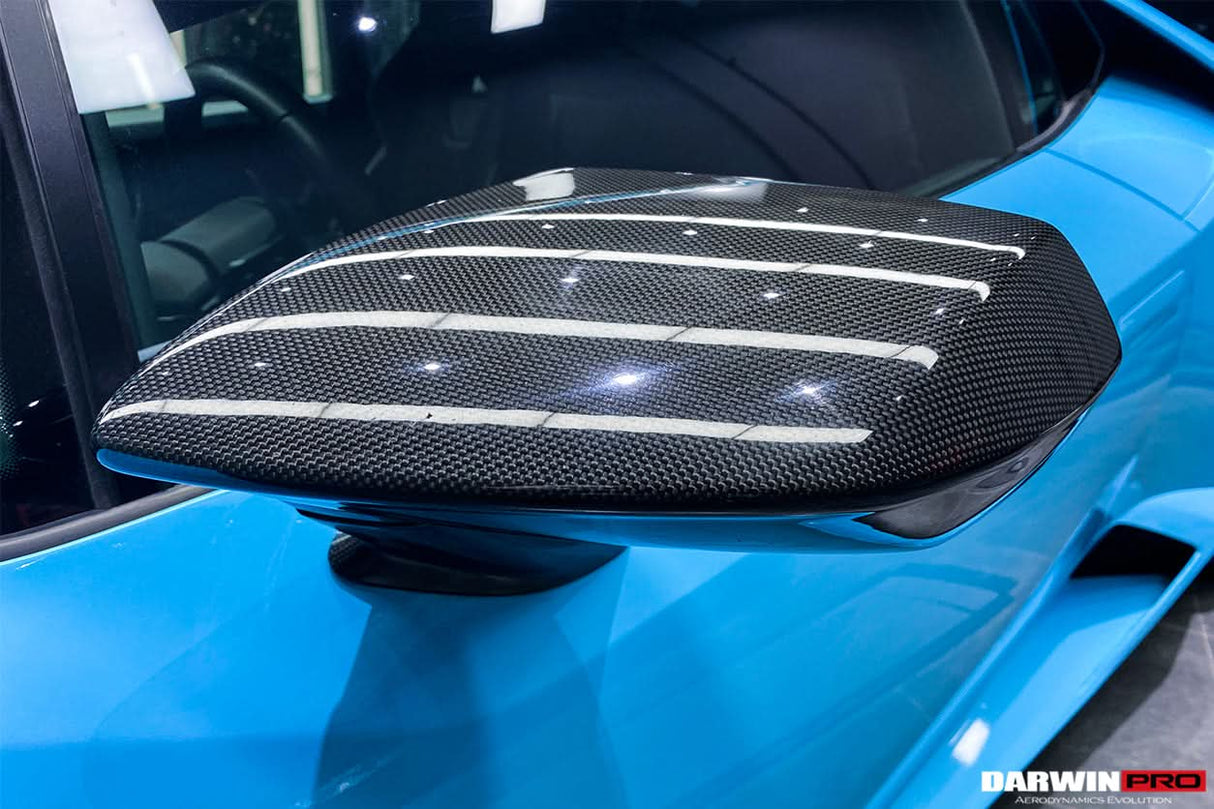 2015-2023 Lamborghini Huracan LP610 & LP580 & EVO & STO & PERFORMANTE Autoclave Carbon Fiber Mirror Housing Repalcement
