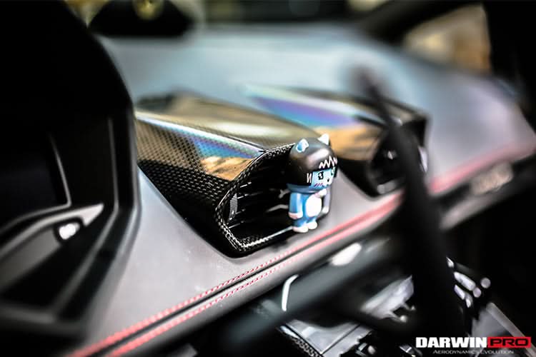 DarwinPRO 2015-2023 Lamborghini Huracan LP610 & LP580 & EVO Autoclave Carbon Fiber AC Panel Trim Replacement