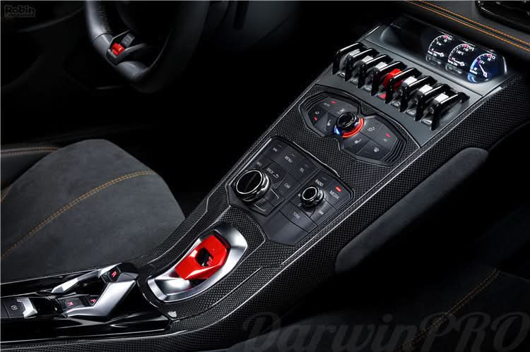 DarwinPRO 2015-2023 Lamborghini Huracan LP610 & LP580 & EVO Autoclave Carbon Fiber Center Console Border Trim