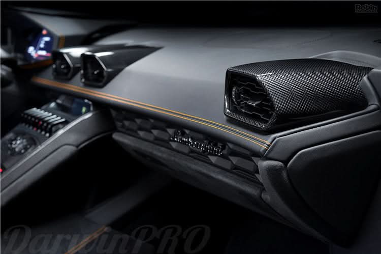 DarwinPRO 2015-2023 Lamborghini Huracan LP610 & LP580 & EVO Autoclave Carbon Fiber AC Panel Trim Replacement