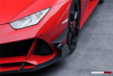 2019-2023 Lamborghini Huracan EVO 4WD ONLY BKSS Style Carbon Front Bumper Canards
