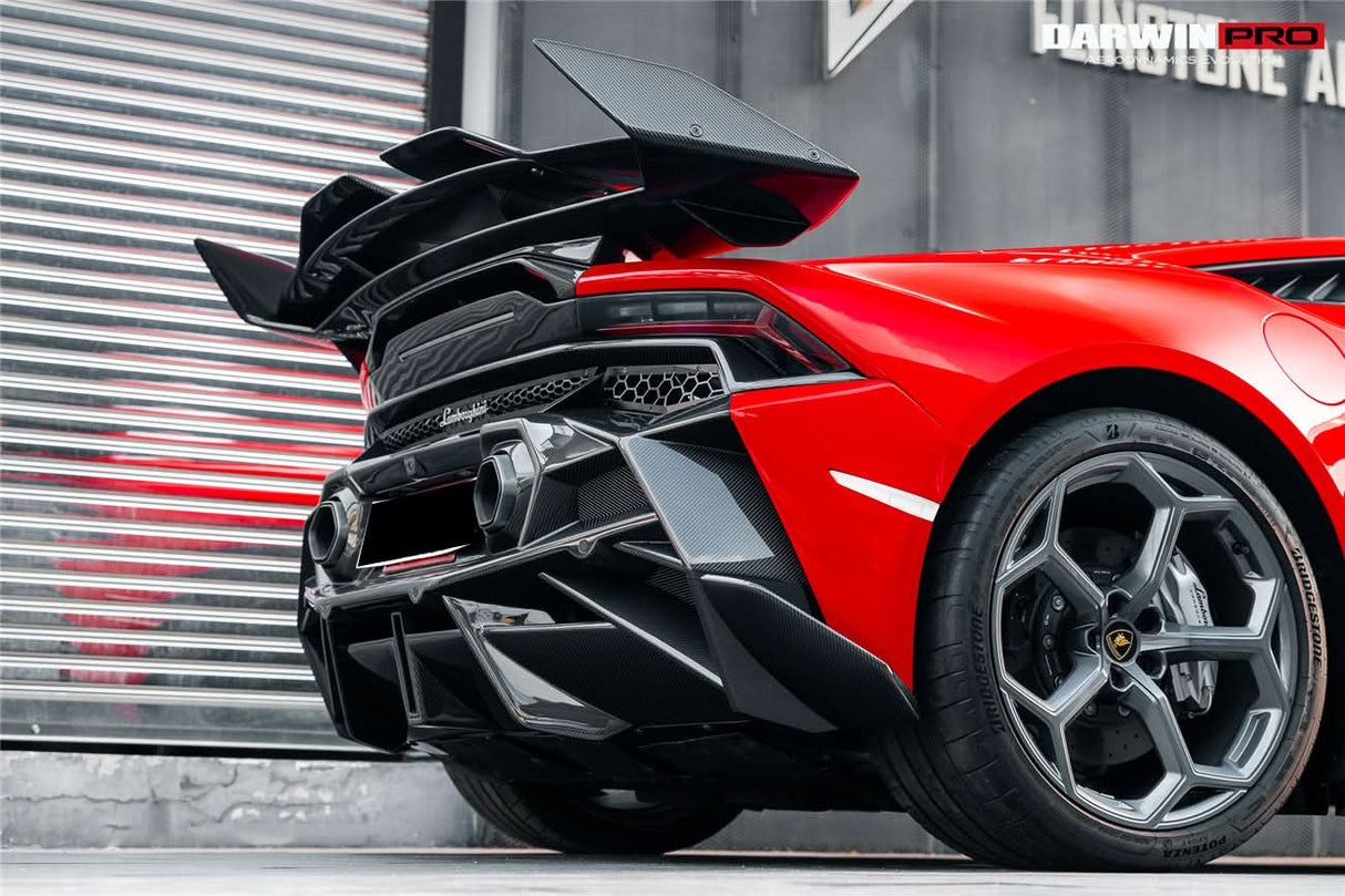 DarwinPRO 2019-2025 Lamborghini Huracan EVO & Tecnica BKSSII Style Rear Bumper
