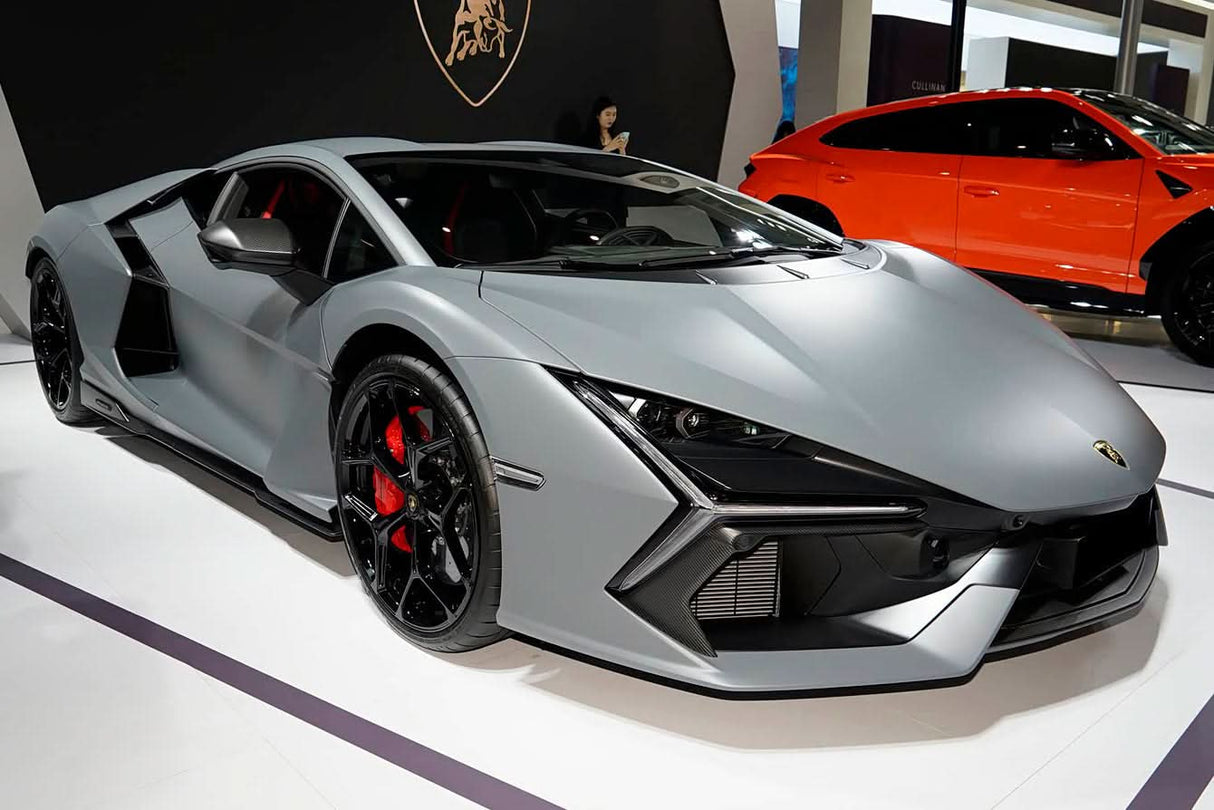 DarwinPRO 2023-UP Lamborghini Revuelto OE Style Autoclave Carbon Fiber Front Bumper Air Vent Trims