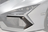 DarwinPRO 2023-UP Lamborghini Revuelto OE Style Autoclave Carbon Fiber Front Bumper Air Vent Trims