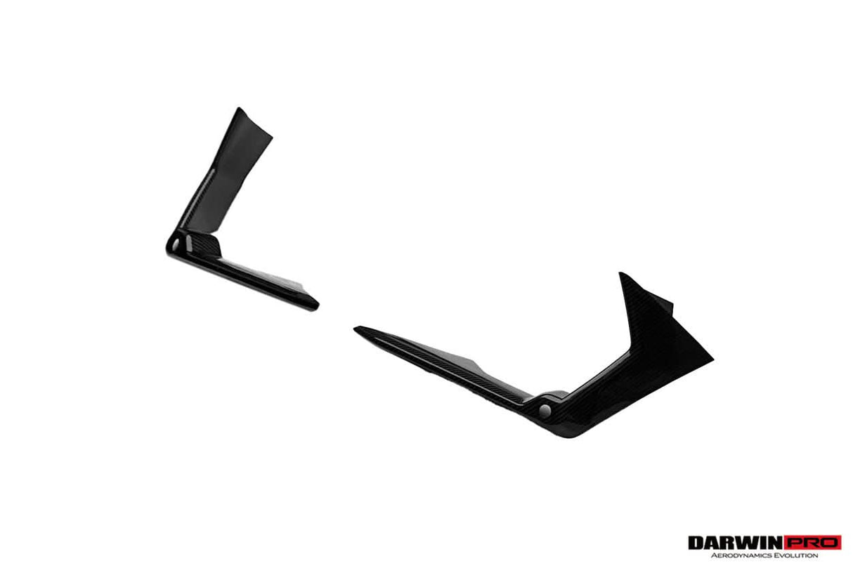 DarwinPRO 2023-UP Lamborghini Revuelto OE Style Autoclave Carbon Fiber Front Bumper Air Vent Trims