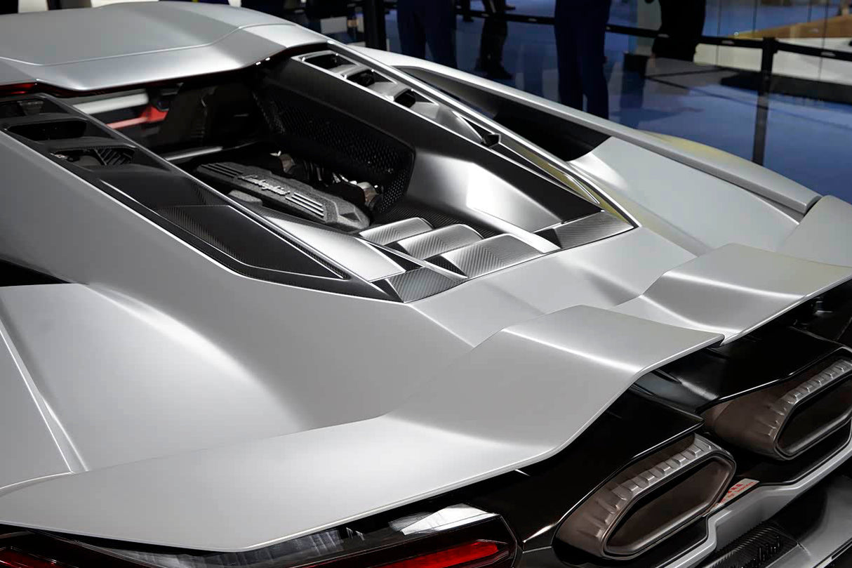 2023-UP Lamborghini Revuelto OE Style Autoclave Carbon Fiber Trunk Spoiler Wing