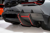 DarwinPRO 2023-UP Lamborghini Revuelto OE Style Autoclave Carbon Fiber Rear Diffuser