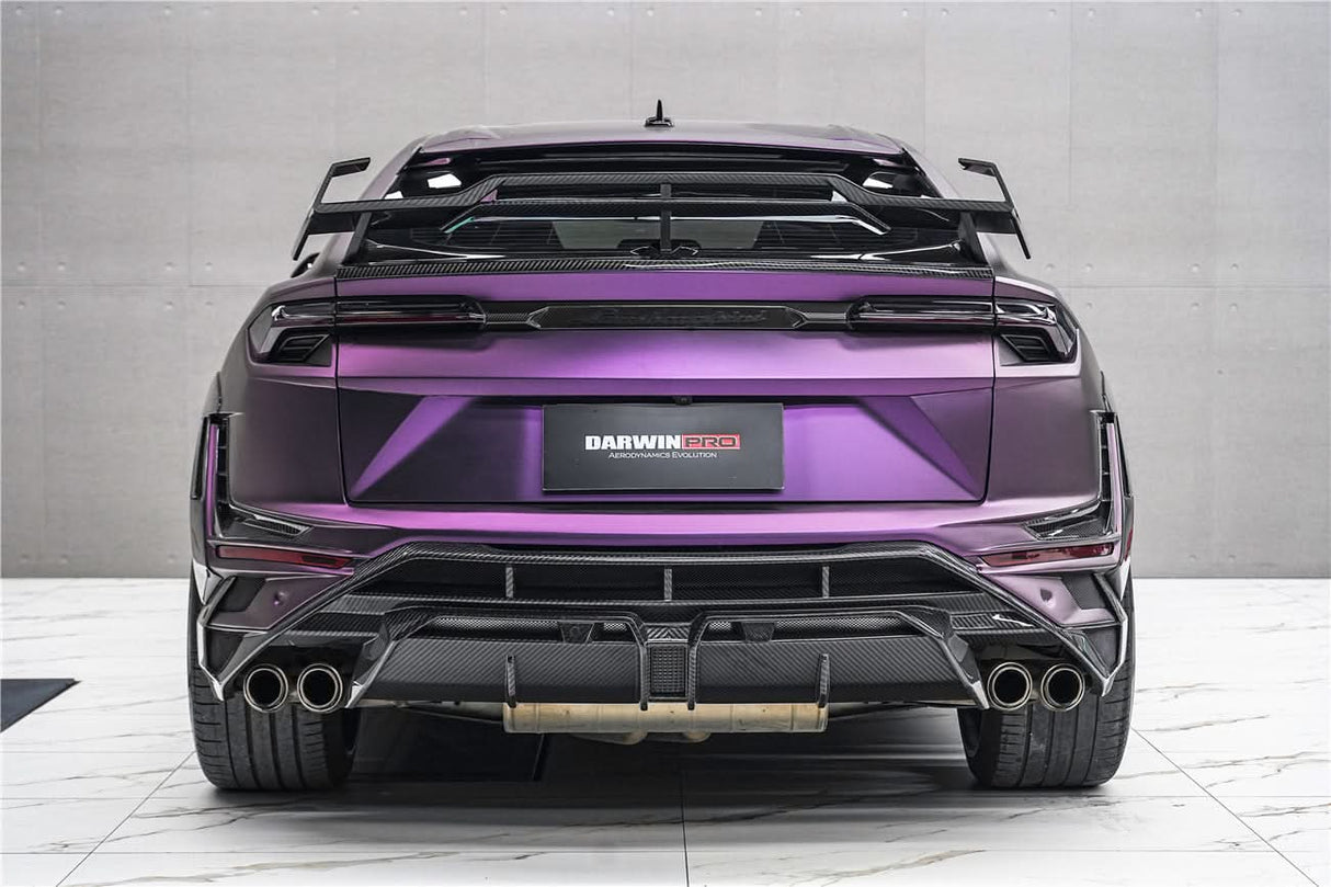 DarwinPRO 2018-2025 Lamborghini URUS BKSS Part Carbon Fiber Rear Bumper | Fits URUS, S, Performante