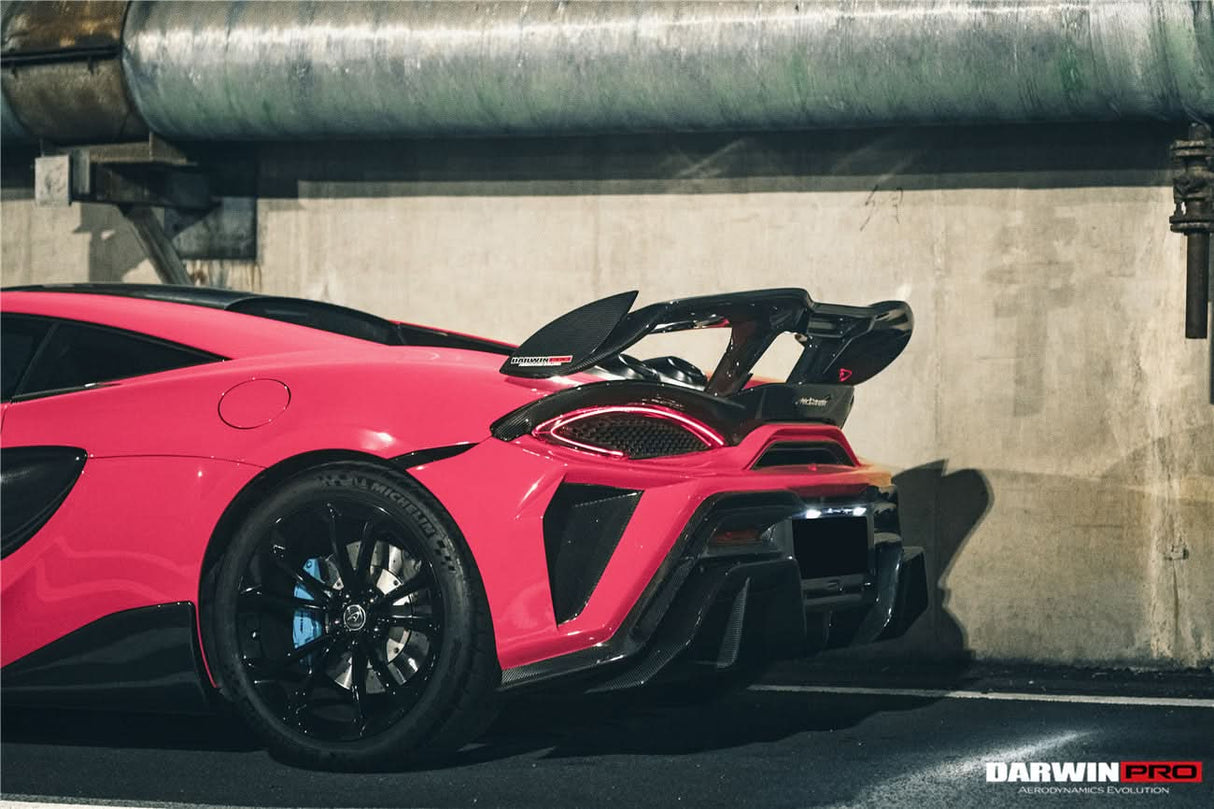 Darwinpro 2015-2021 McLaren 540c & 570s BKSS Style Rear Bumper and Wing and Engine Trunk and Exhaust