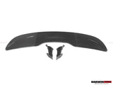2015-2020 McLaren 540C 570S 570GT 600LT-Style Partial Carbon Fiber Rear Bumper with Diffuser  and Trunk Spoiler and Engine Trunk and Exhaust