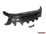 2015-2020 McLaren 540C 570S 570GT 600LT-Style Partial Carbon Fiber Rear Bumper with Diffuser  and Trunk Spoiler and Engine Trunk and Exhaust