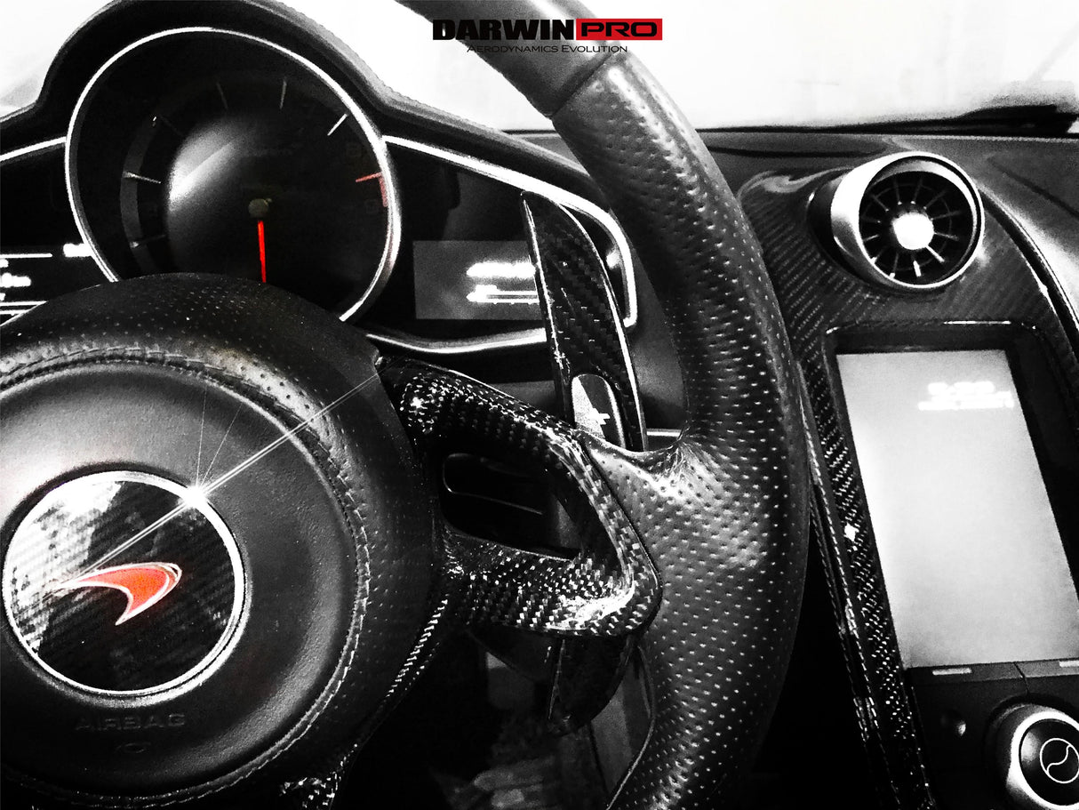 2011-2020 McLaren Autoclave Carbon Fiber Paddle Shifters DarwinPRO (OE) | Fits 540c, 570s, 650s, 12C
