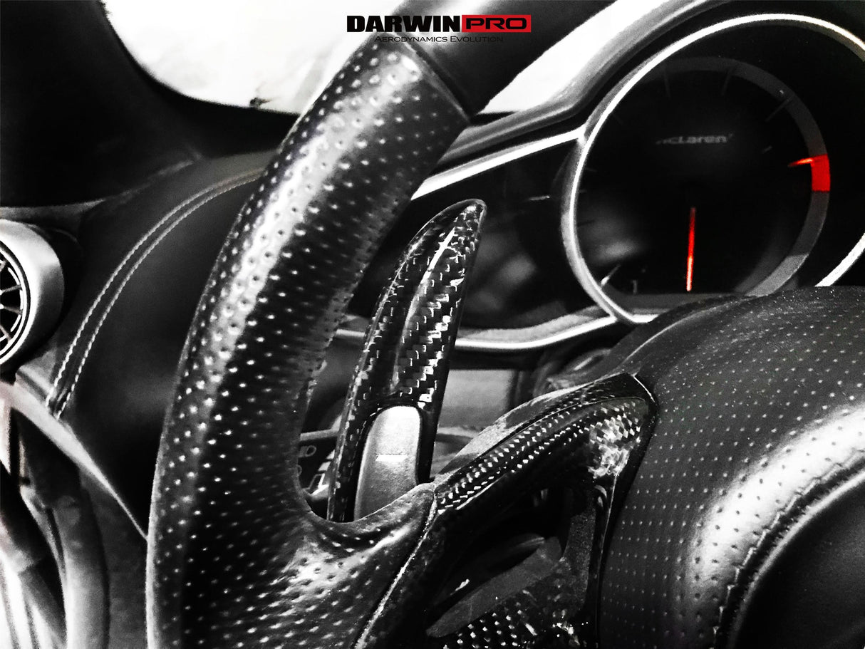 2011-2020 McLaren Autoclave Carbon Fiber Paddle Shifters DarwinPRO (OE) | Fits 540c, 570s, 650s, 12C