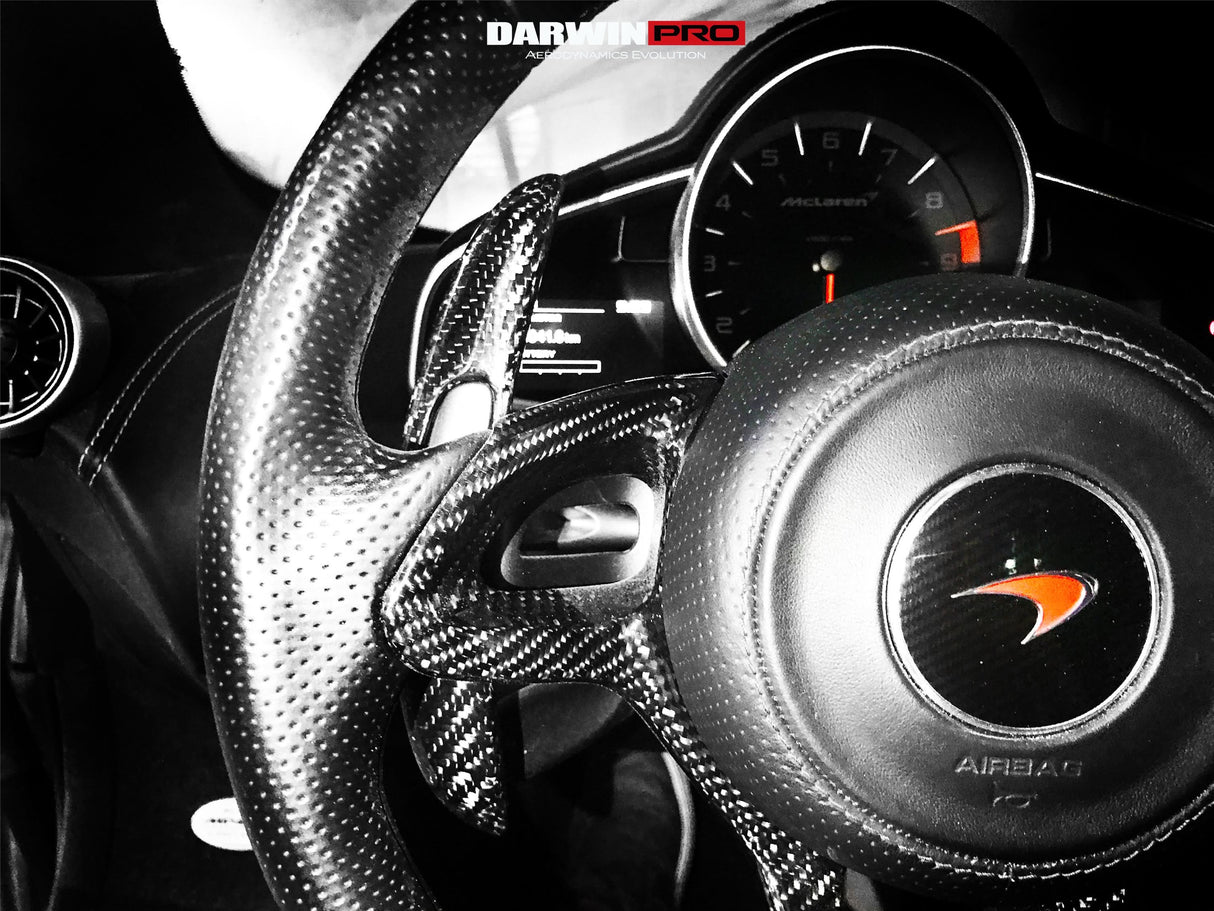 2011-2020 McLaren Autoclave Carbon Fiber Paddle Shifters DarwinPRO (OE) | Fits 540c, 570s, 650s, 12C