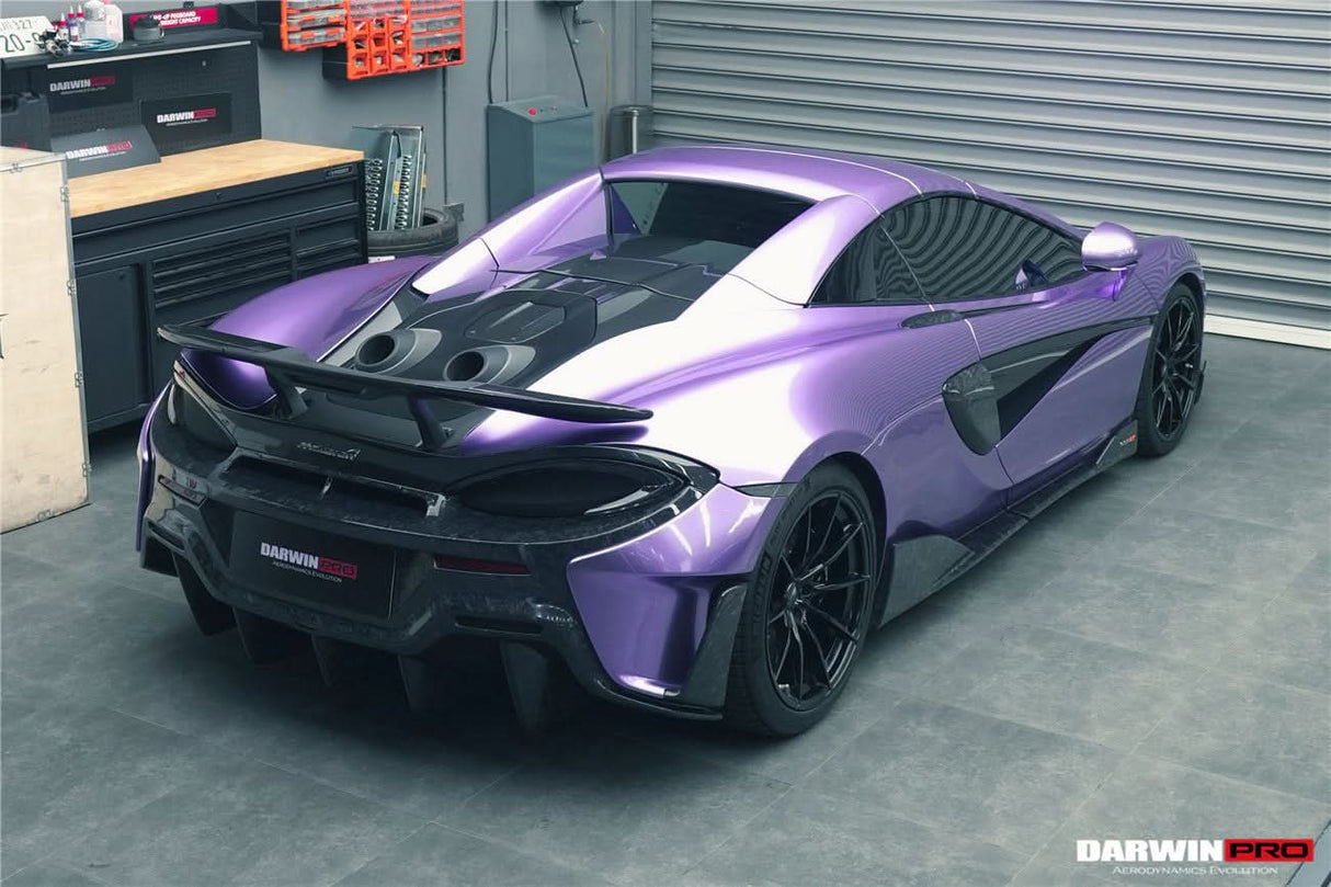 2018-2021 McLaren 600lt Carbon Fiber Quarter Panel Side Scoops