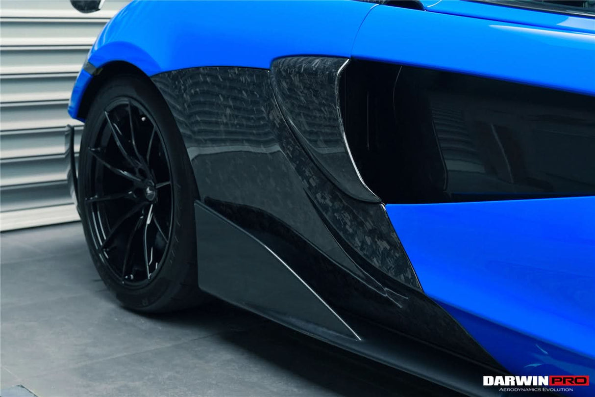 2018-2021 McLaren 600lt Carbon Fiber Quarter Panel Side Scoops