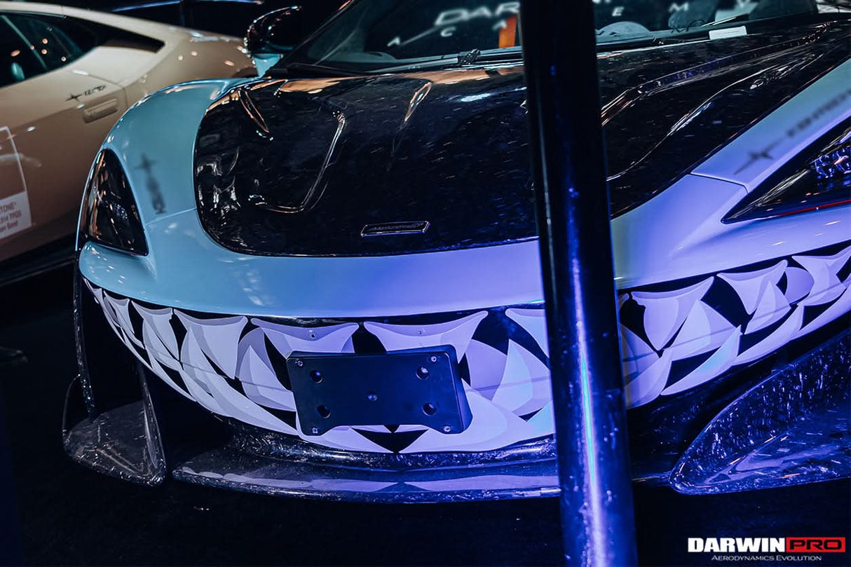DarwinPRO 2018-2021 McLaren 600lt Carbon Fiber Front Bumper Lip
