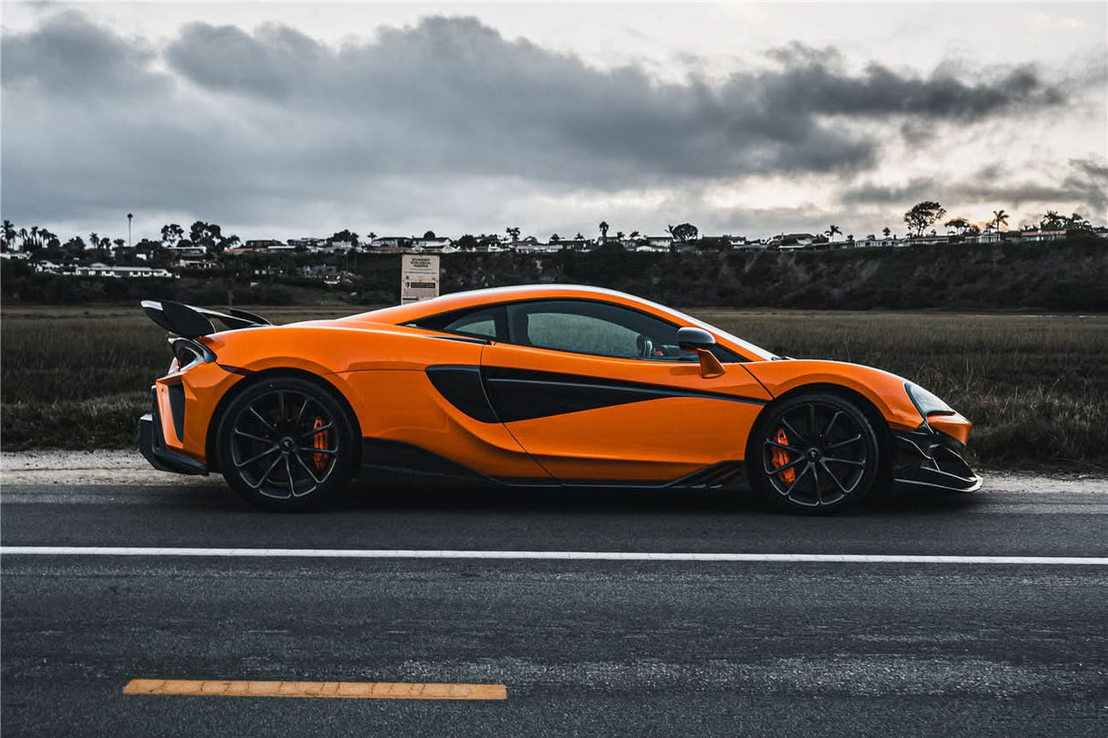 2015-2021 McLaren 600lt 540C 570S BKSS Style Cabon Fiber Side Skirts Under Board