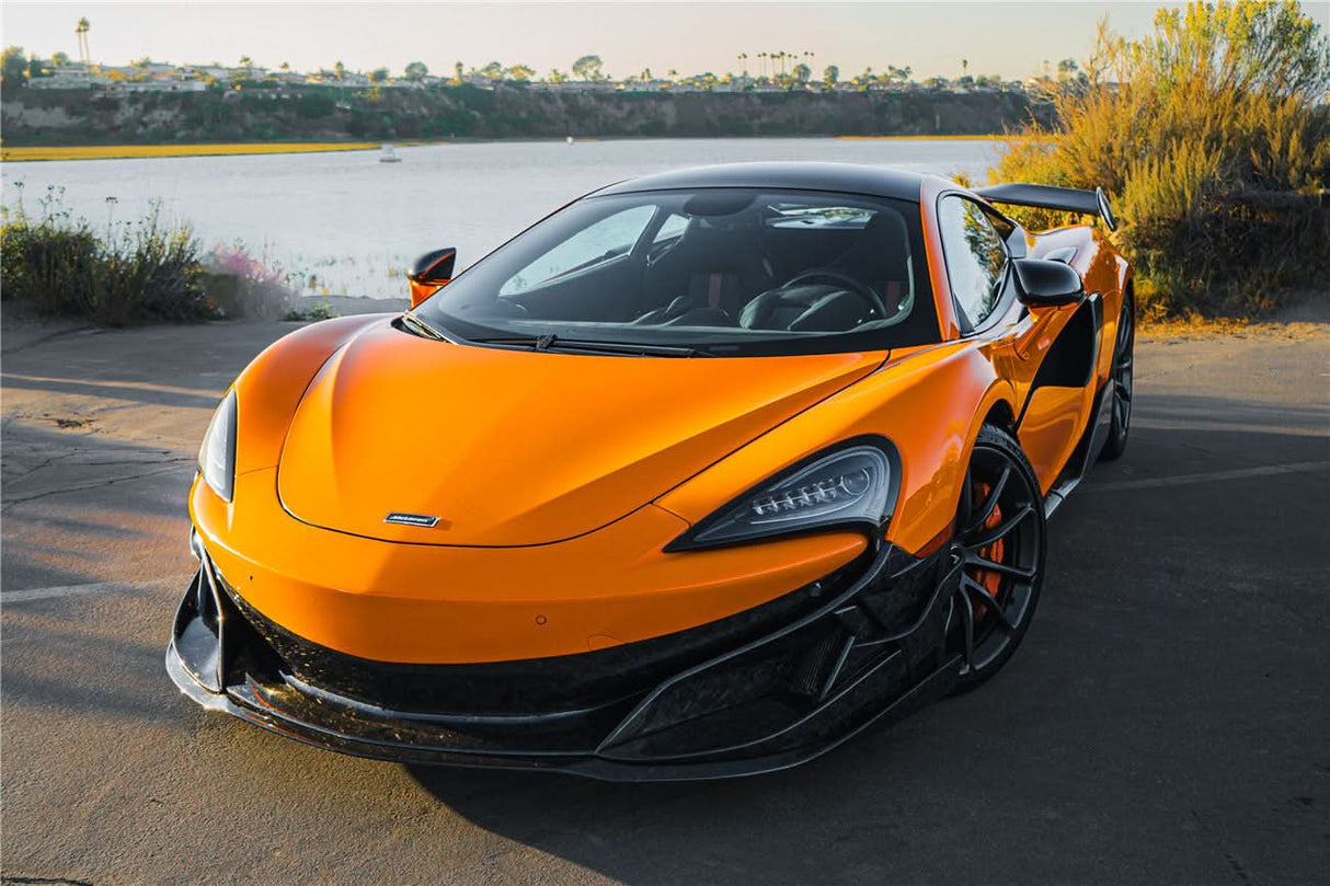 DarwinPRO 2015-2021 McLaren 600lt & 570S BKSS Style Carbon Fiber Front Lip