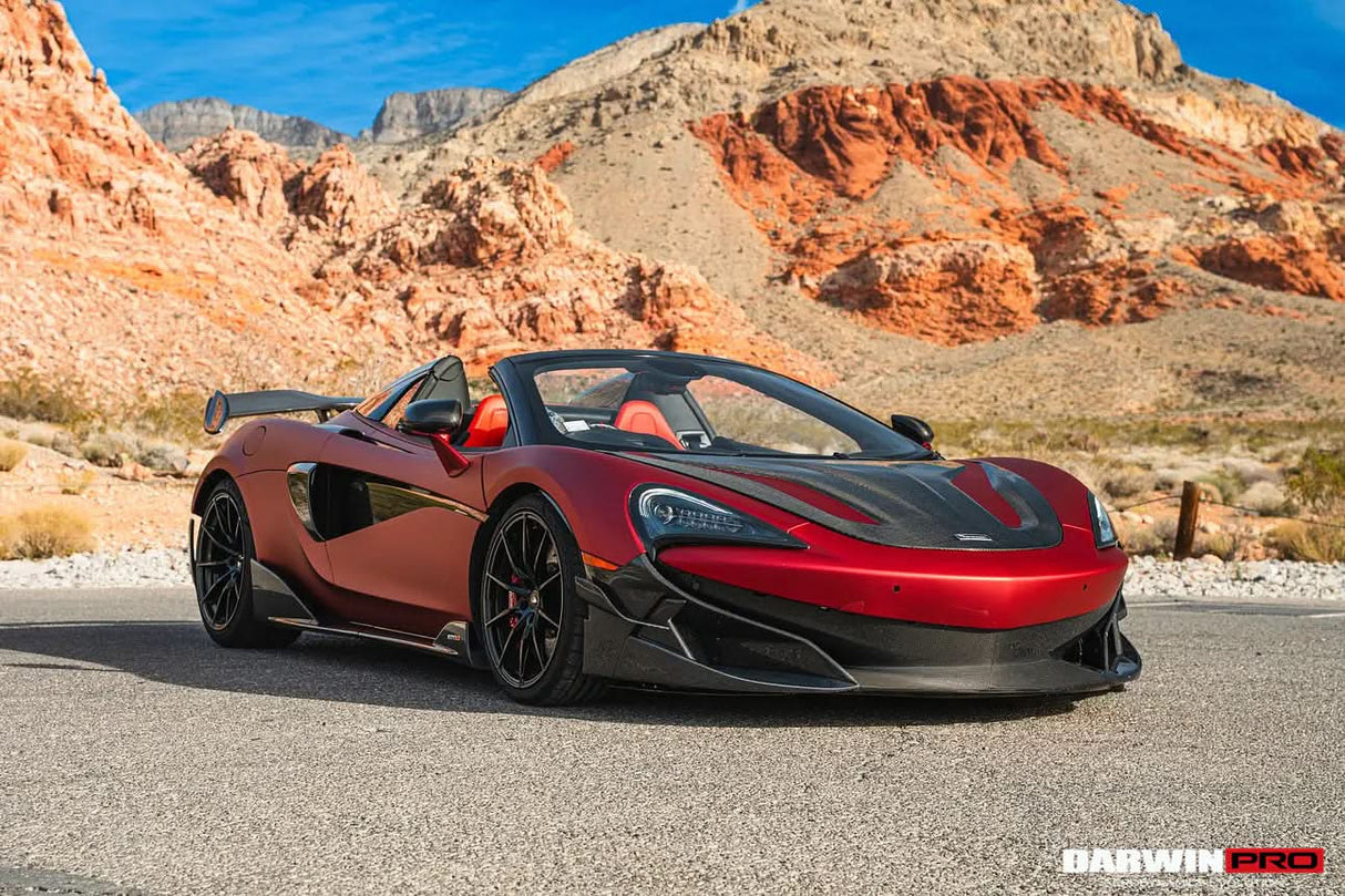 DarwinPRO 2015-2021 McLaren 600lt & 570S BKSS Style Carbon Fiber Front Lip