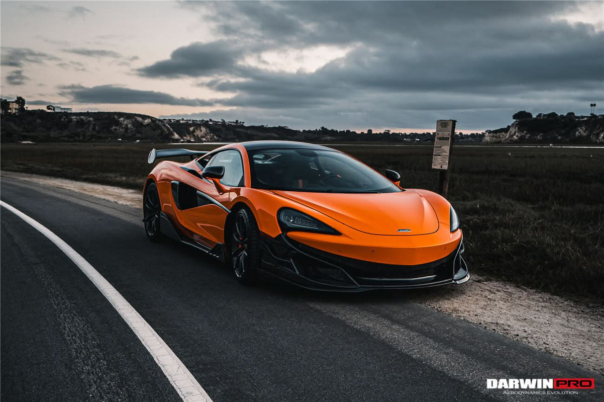 DarwinPRO 2015-2021 McLaren 600lt & 570S BKSS Style Carbon Fiber Front Lip