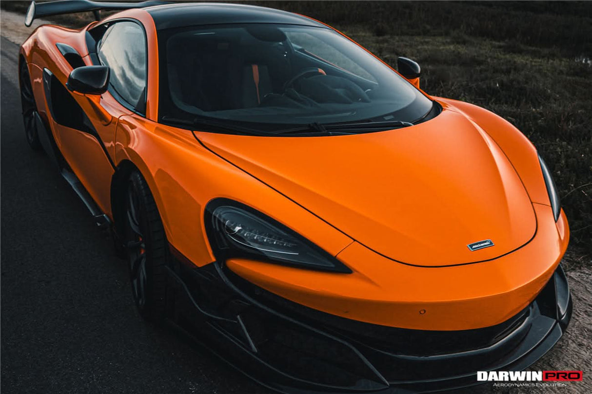 DarwinPRO 2015-2021 McLaren 600lt & 570S BKSS Style Carbon Fiber Front Lip