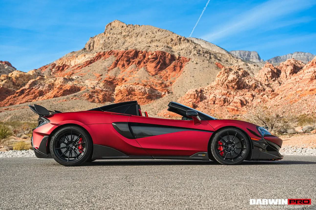 2015-2021 McLaren 600lt 540C 570S Cabon Fiber Side Skirts Under Board