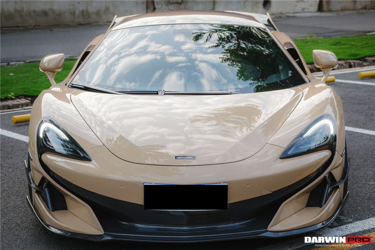 DarwinPRO 2015-2021 McLaren 600lt & 570S BKSS Style Carbon Fiber Front Lip