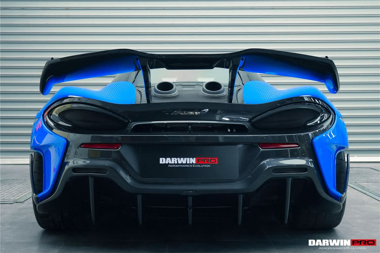 DarwinPRO 2018-2021 McLaren 600lt BKSS Style Dry Carbon Fiber Trunk Spoiler Wing