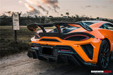 DarwinPRO 2018-2021 McLaren 600lt BKSS Style Dry Carbon Fiber Trunk Spoiler Wing
