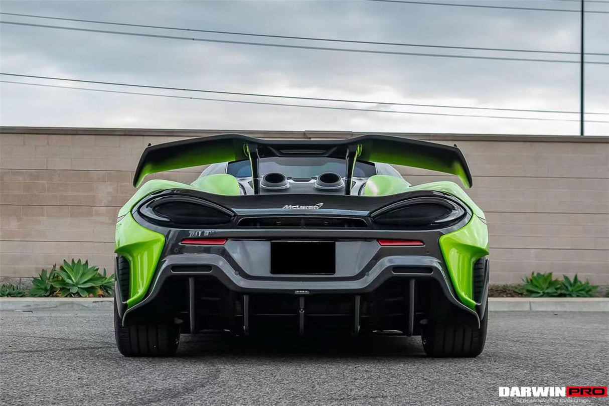 DarwinPRO 2018-2021 McLaren 600lt BKSS Style Dry Carbon Fiber Trunk Spoiler Wing
