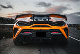 2018-2021 McLaren 600lt Partial Carbon Fiber Rear Bumper DarwinPRO (BKSS)