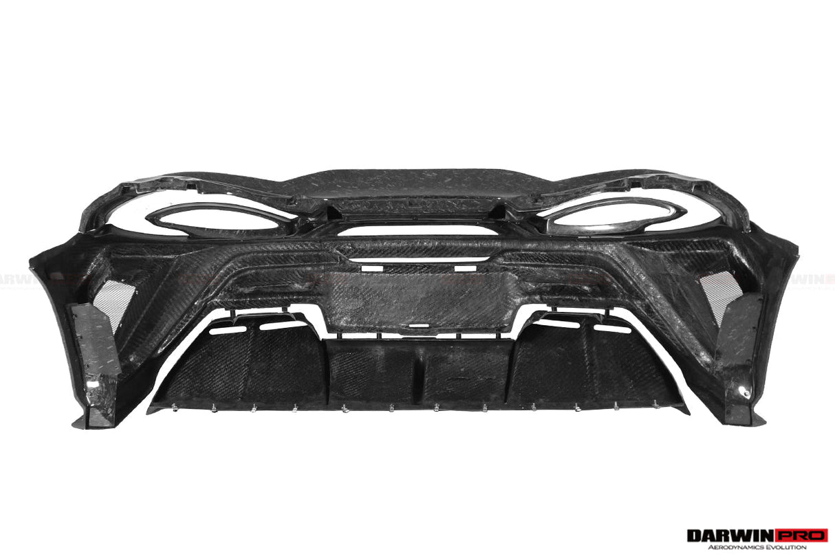2018-2021 McLaren 600lt Partial Carbon Fiber Rear Bumper DarwinPRO (BKSS)