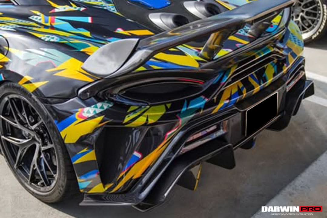 Darwinpro 2015-2021 McLaren 540c & 570s BKSS Style Rear Bumper and Wing and Engine Trunk and Exhaust