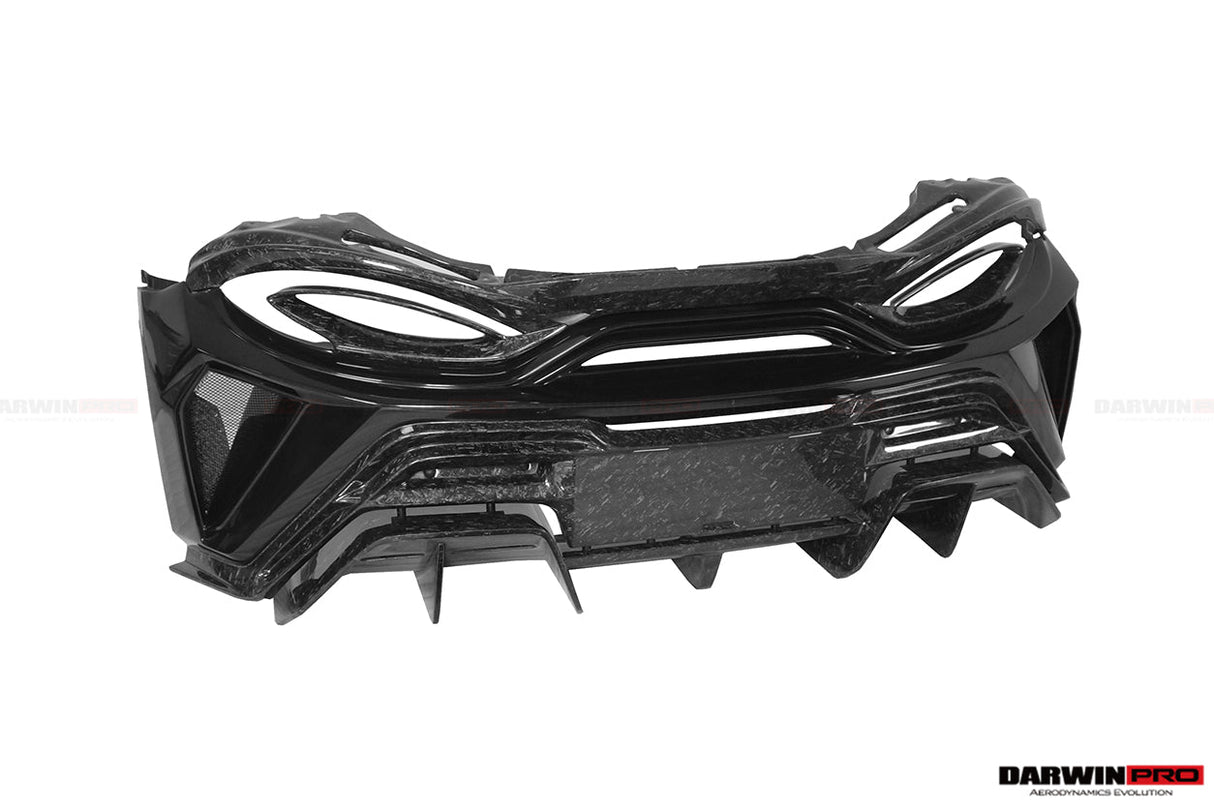 2018-2021 McLaren 600lt Partial Carbon Fiber Rear Bumper DarwinPRO (BKSS)