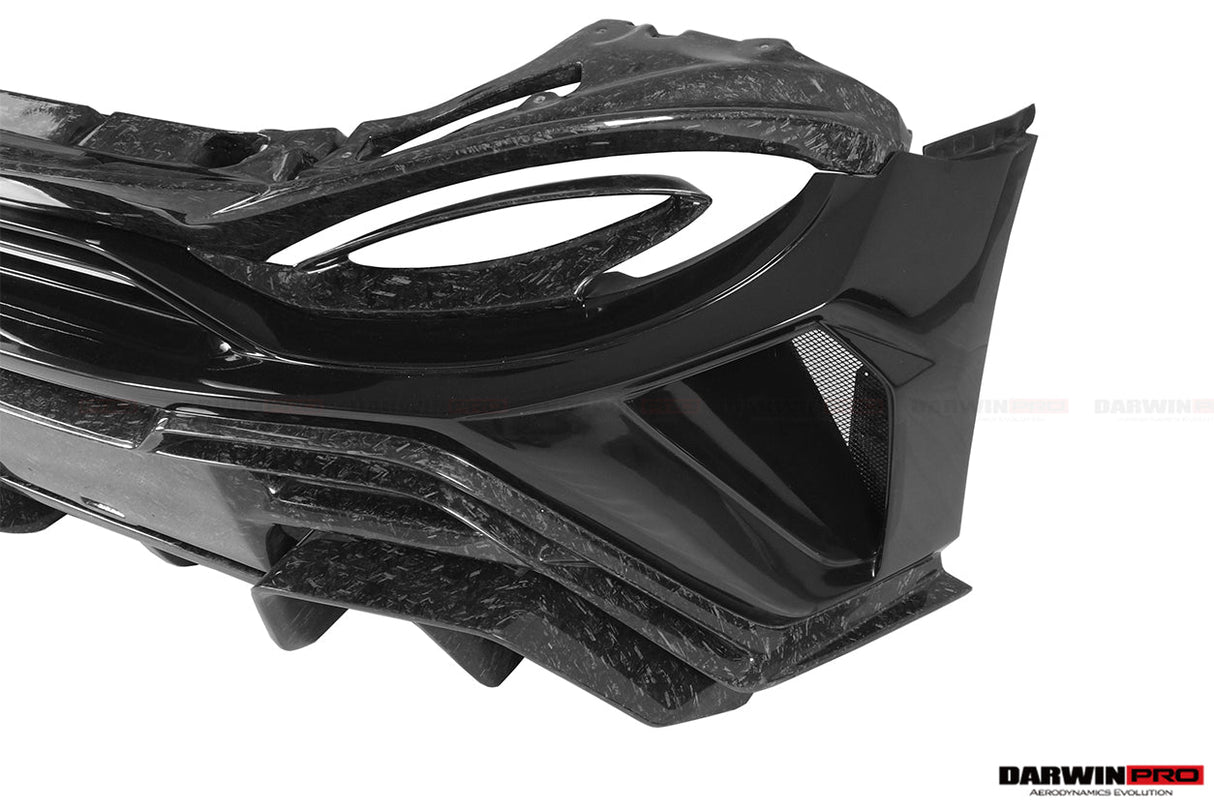 2018-2021 McLaren 600lt Partial Carbon Fiber Rear Bumper DarwinPRO (BKSS)