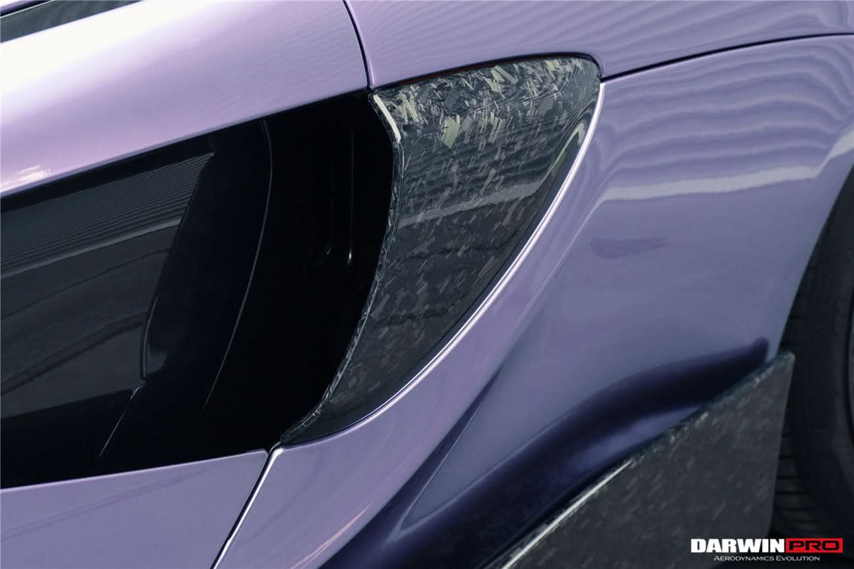 2018-2021 McLaren 600lt Carbon Fiber Quarter Panel Side Scoops