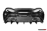2018-2021 McLaren 600lt Partial Carbon Fiber Rear Bumper DarwinPRO (BKSS)