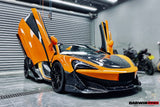DarwinPRO 2018-2021 McLaren 600lt Carbon Fiber Front Bumper Side Splitter