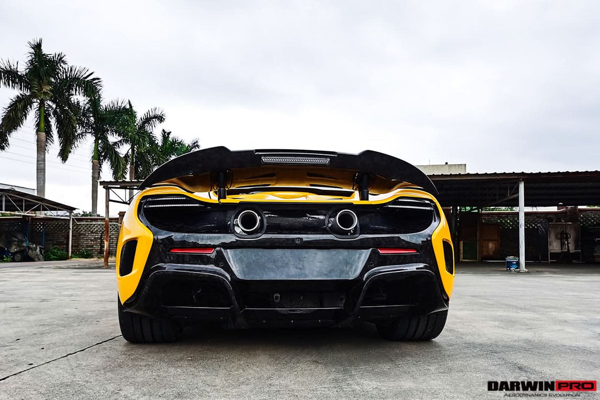 2011-2017 McLaren 650S 625C MP4 12C  675LT Style Dry Carbon Fiber Rear Body Kit