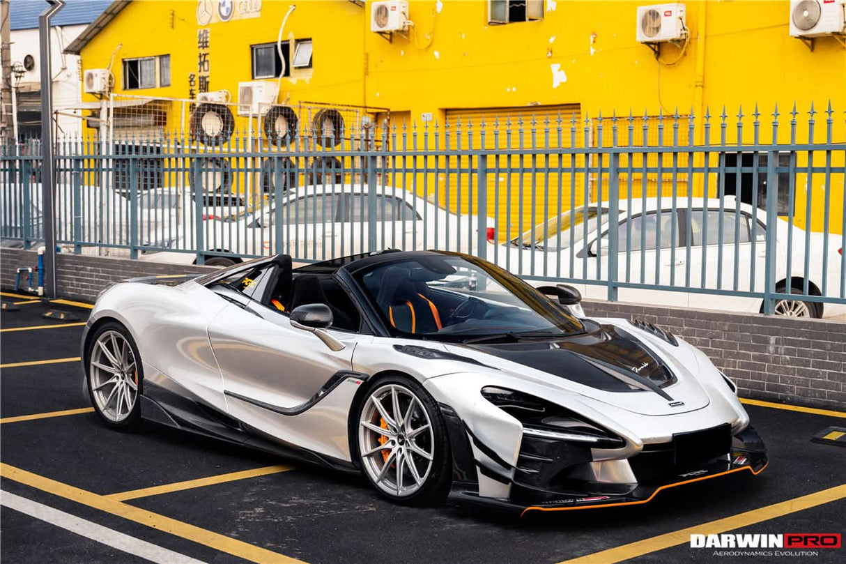 2017-2022 McLaren 720s Partial Carbon Fiber Full Body Kit DarwinPRO (Se²GTR) Fits Spider