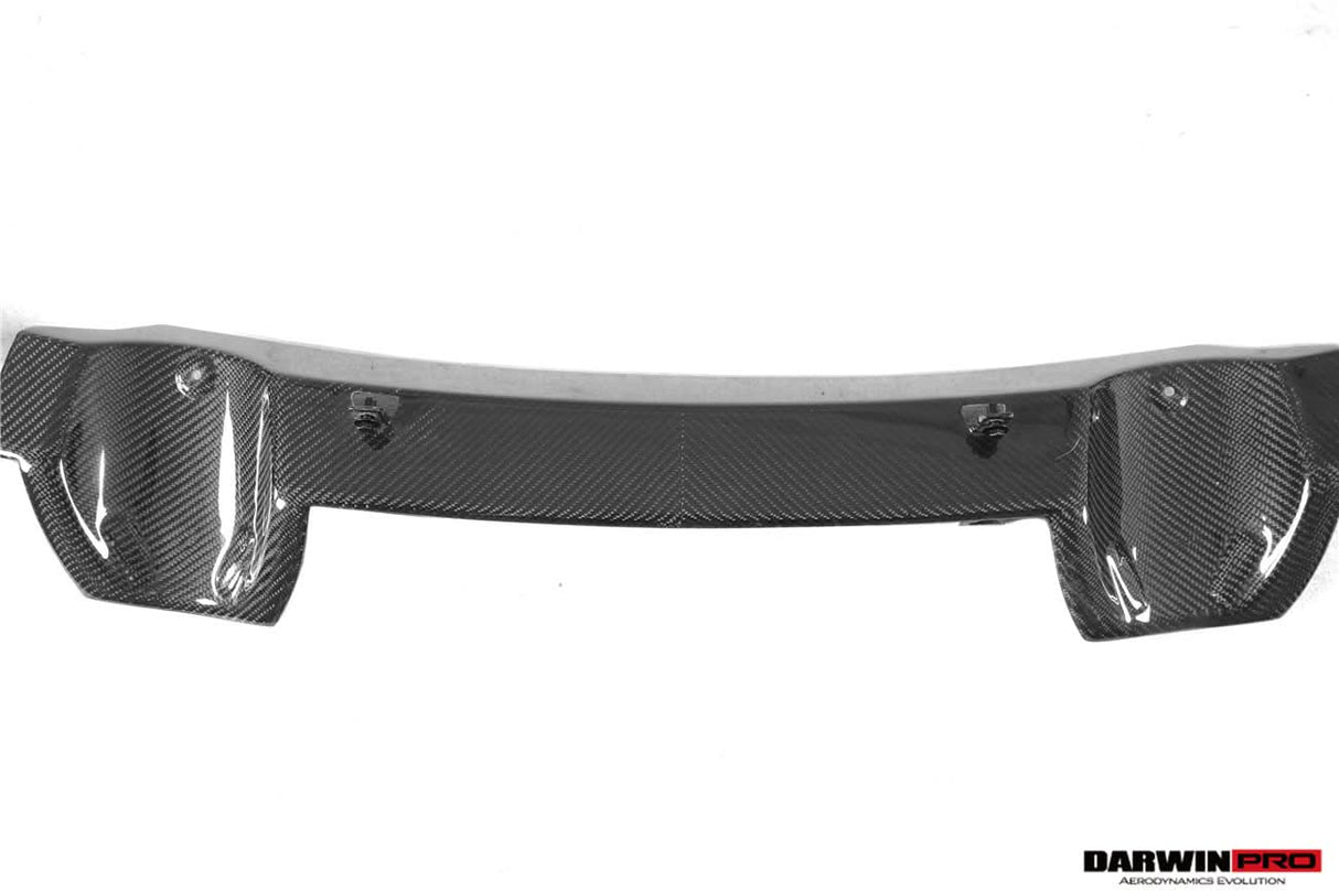 DarwinPRO 2017-2023 McLaren 720s Dry Carbon Fiber Rear Bumper Upper Exhaust Valance Panel